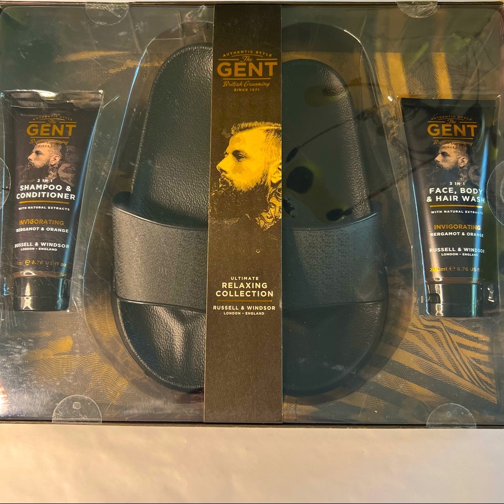 Beard care set shampoo/conditioner and face/body wash